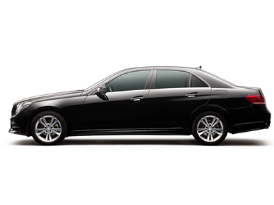 Black Standard Car in white Background