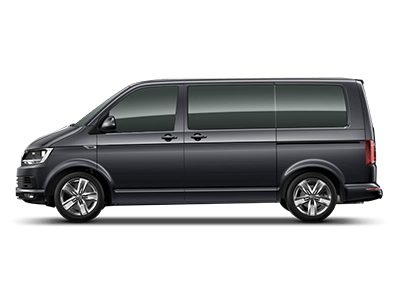 Black MPV Extra Large Car in white Background